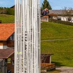 Sou Fujimoto, Japan. Offenes Wartehäuschen, offener Dialog. BUS:STOP Krumbach, Vorarlberg, Österreich / © Foto: Georg Berg