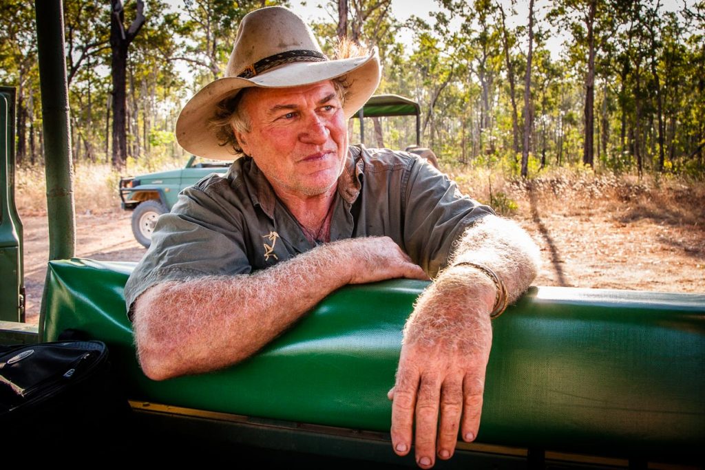 Sab Lord, die Outback-Legende, kennt den australischen Busch wie kein Zweiter / © Foto: Georg Berg