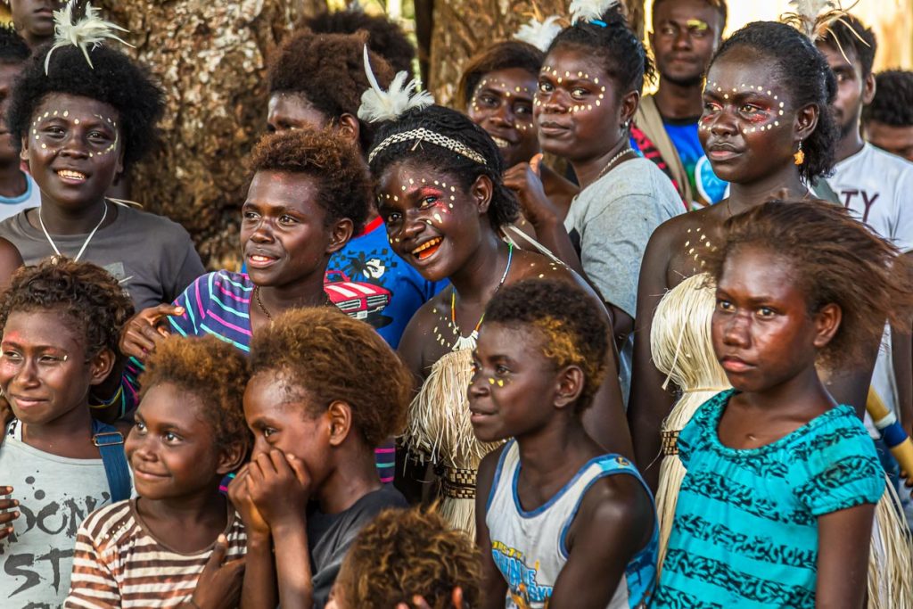 Schon die jungen Frauen auf Bougainville sind sehr selbstbewusst / © Foto: Georg Berg