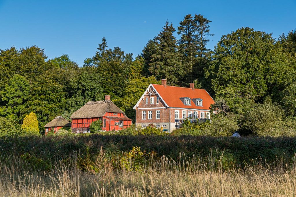 Villa Skovly in Hesselager, Blick vom Strand / © Foto: Georg Berg