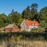 Villa Skovly in Hesselager, Blick vom Strand / © Foto: Georg Berg