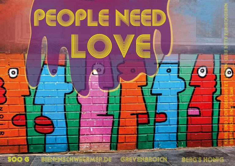 Honigetikett Peopleneedlove500