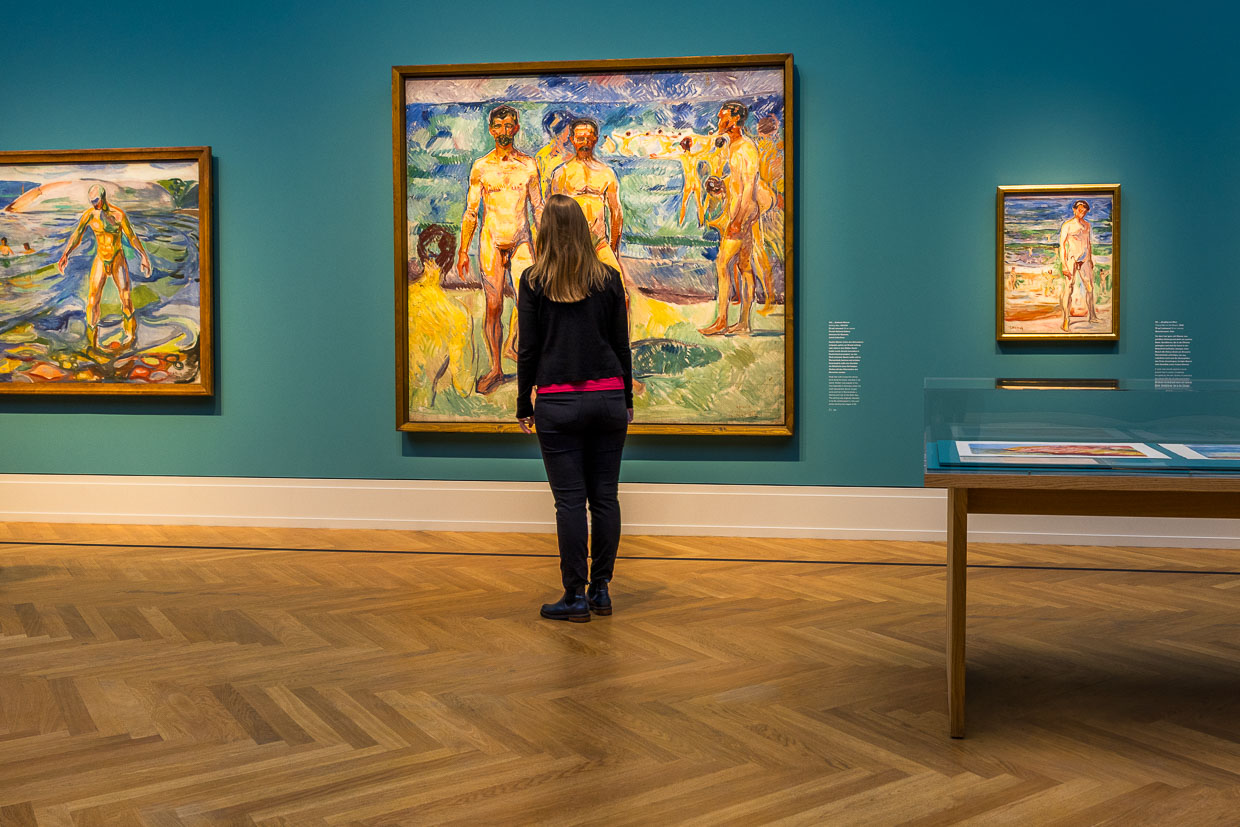 Edvard Munch Ausstellung im Museum Barberini / © Foto: Georg Berg