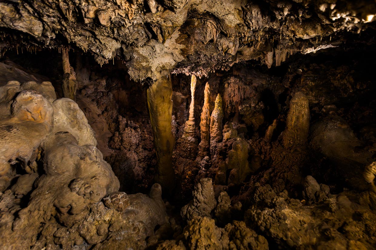Ninu's Cave ist eine Tropfsteinhöhle auf Gozo, die auf der Suche nach Wasser zufällig von Guzepp Rapa unter seinem Wohnhaus entdeckt worden ist. Inzwischen führen die Nachfahren in der dritten Generation in die Höhle. Der Name der Höhle geht auf den Landbesitzer Ninu Carmel zur Zeit der Entdeckung 1888 zurück / © Foto: Georg Berg