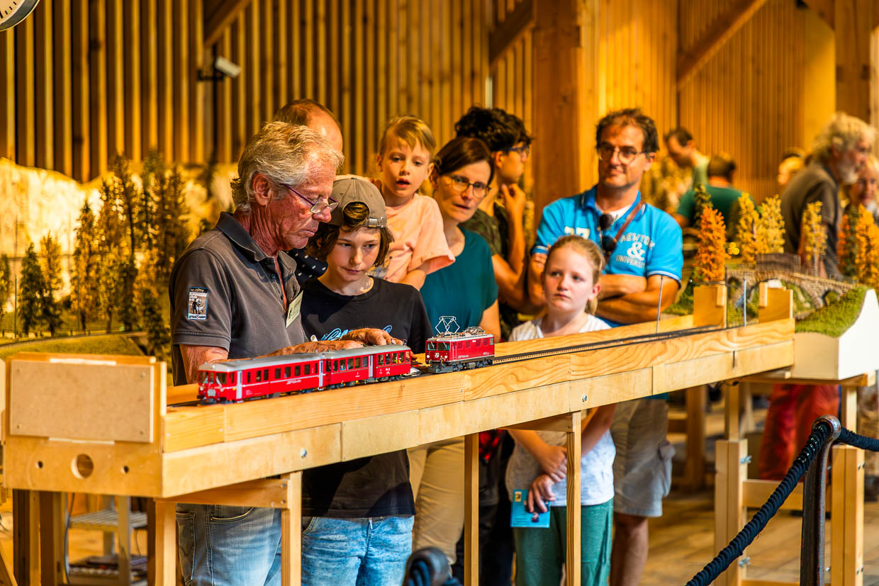 Auch Modellbahnfans kommen im Bahnmuseum Albula auf ihre Kosten / © Foto: Georg Berg