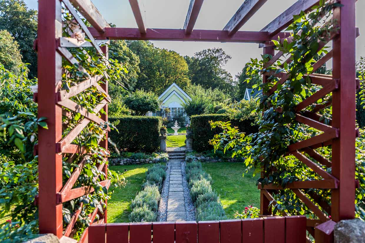 Die Rothoffska Koloni genannte Schrebergartensiedlung in der ehemaligen Zidadelle von Landskrona / © Foto: Georg Berg