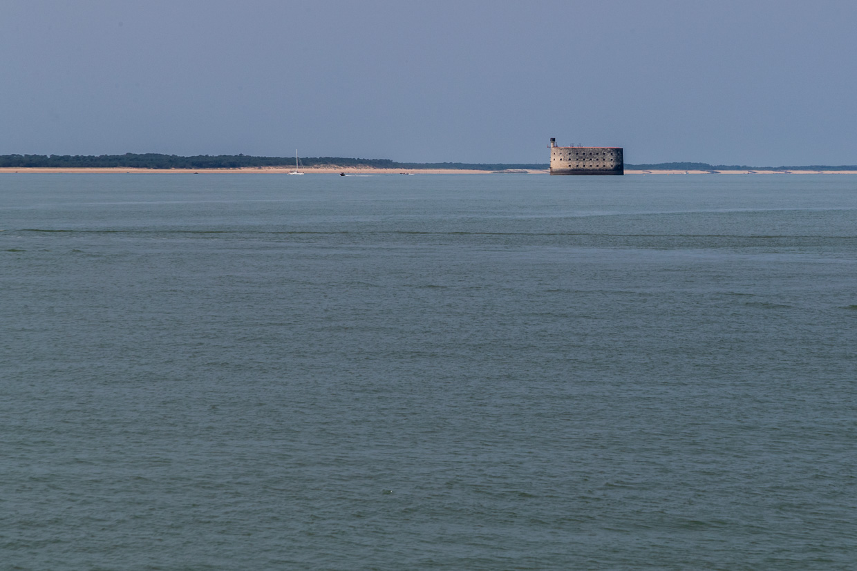 Fort Boyard is located on a sandbank between Île d'Aix and Île d'Oléron in the sea and can only be visited by boat. It gained international fame through the adventure game show 