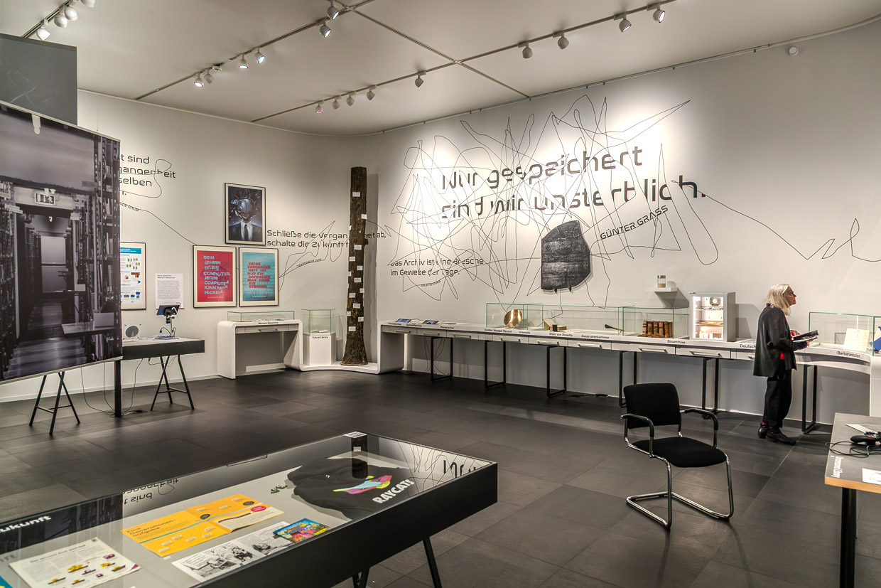 Sonderausstellung "forget it". Deutsches Buch- und Schriftmuseum in Leipzig / © Foto: Georg Berg